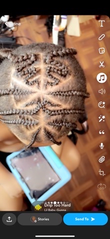 Kids Freestyle Braids (5) at Aaliyah’s Creations in Manchester, NH