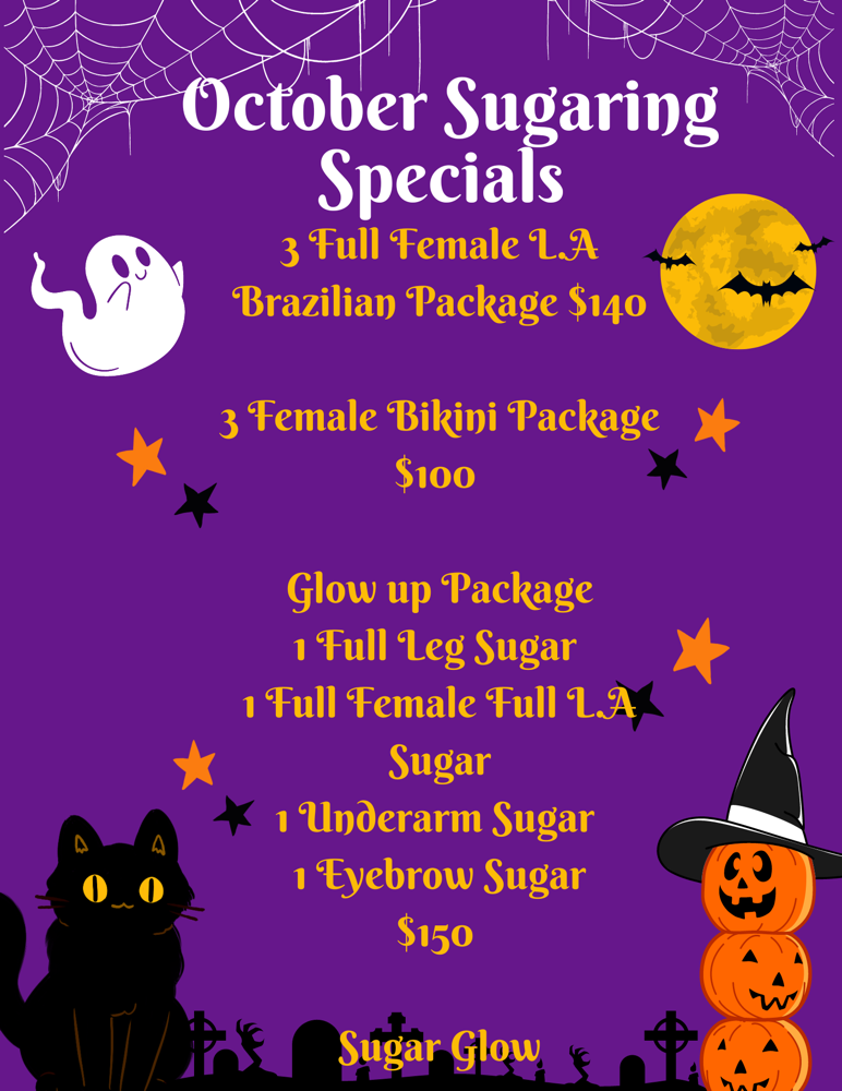 October Glow Up Sugaring Package