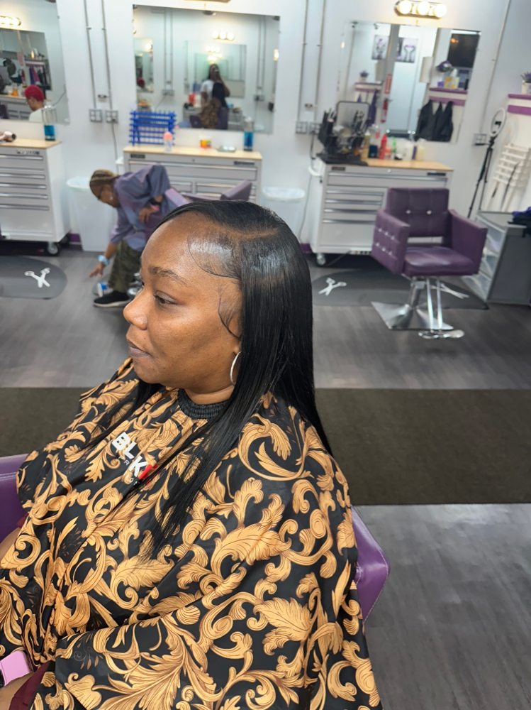 Natural Quick Weave at Lee The Hair Magician LLC in Detroit, MI