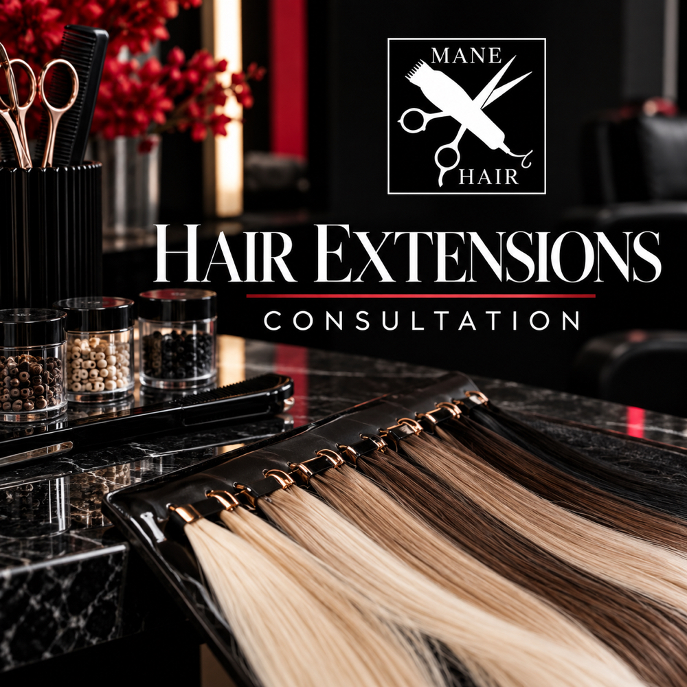 Hair Extensions Consultation at Mane Hair in Peachtree City, GA