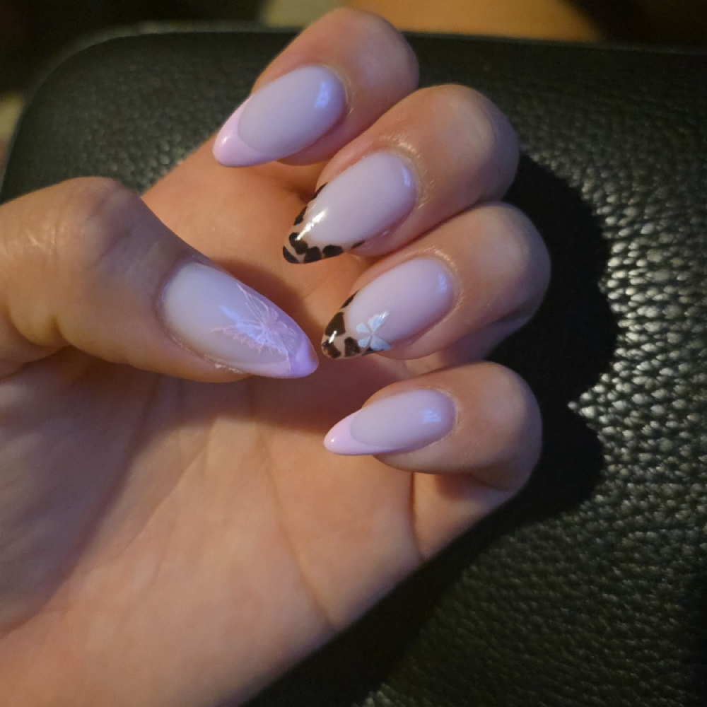 Short Sculpted Extension at The Nail Link in Silver Spring, MD