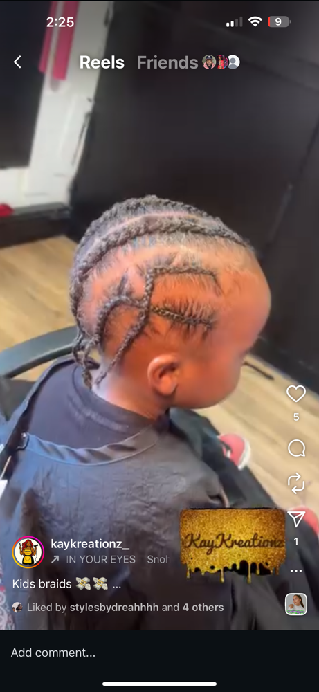 Kids Freestyle Braids