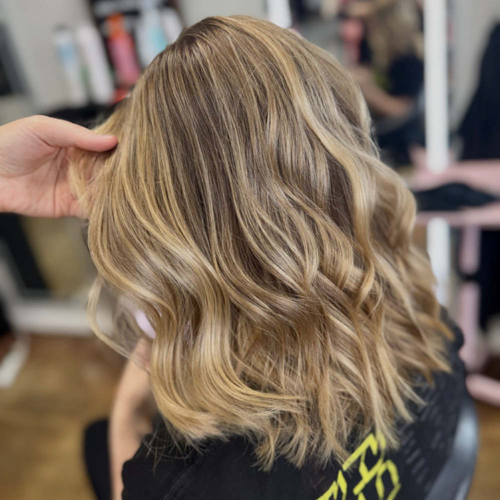 Partial Highlight at Kaitlyn Does Hair in Van Alstyne, TX
