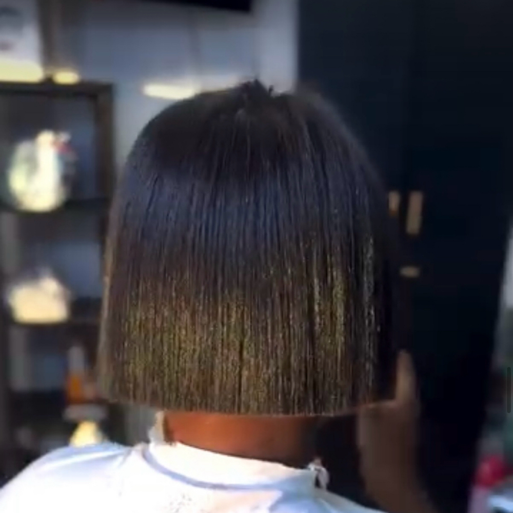 Hair Cut at Exclusively The Luxe Salon in Missouri City, TX