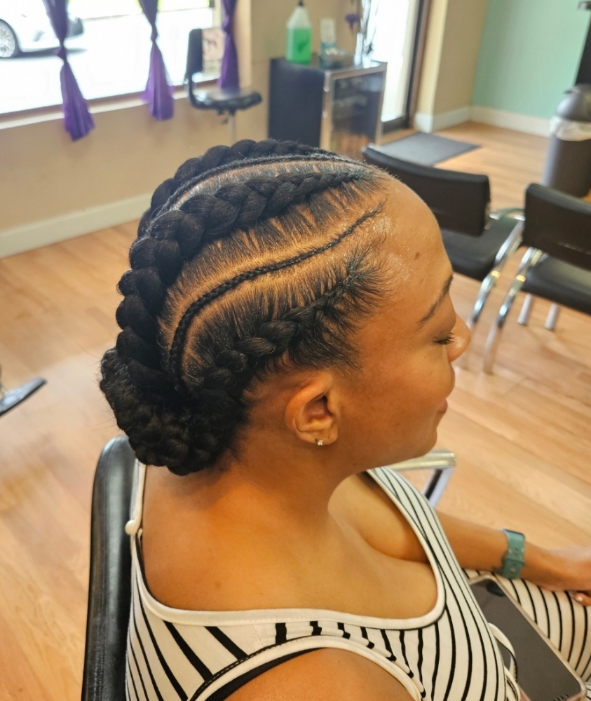 Braid/Twist PinUp w/addtl hair