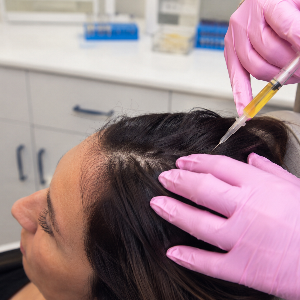 Prp hair restoration at Elite Medical Aesthetics PLLC in Tempe, AZ