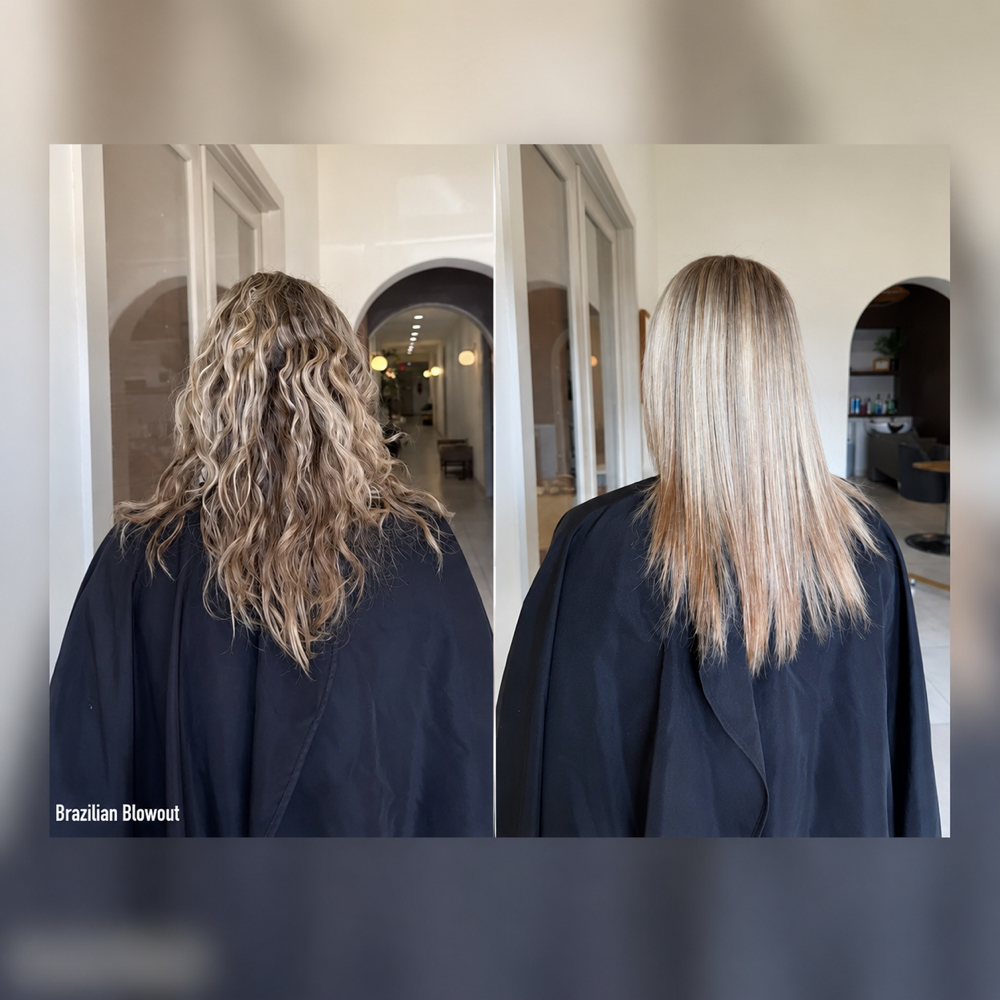 Brazilian Blowout at Hairbykenzyc in Longview, TX