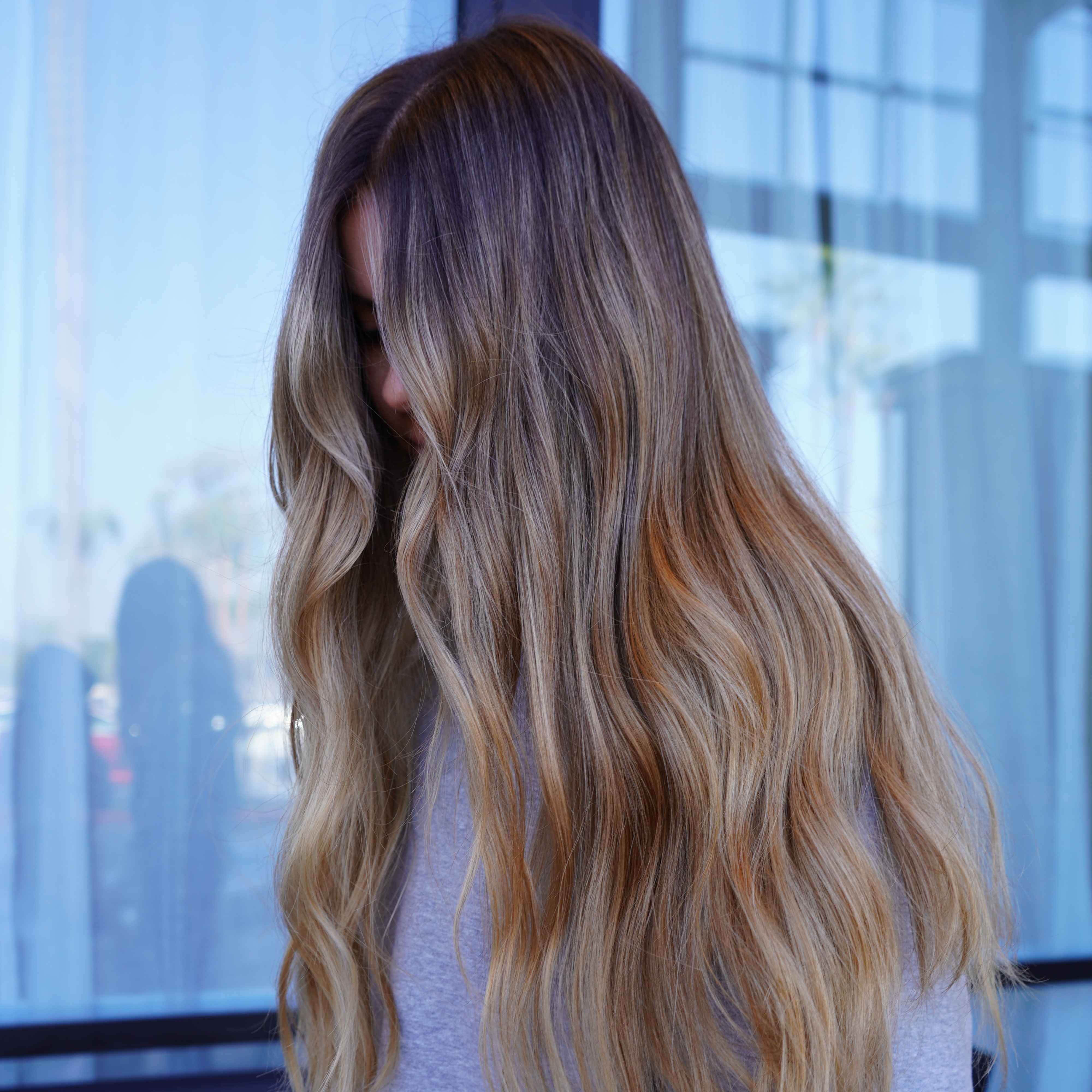 Full Rooty Blonde Balayage at Thatgoodhairby_nielliza in Encinitas, CA