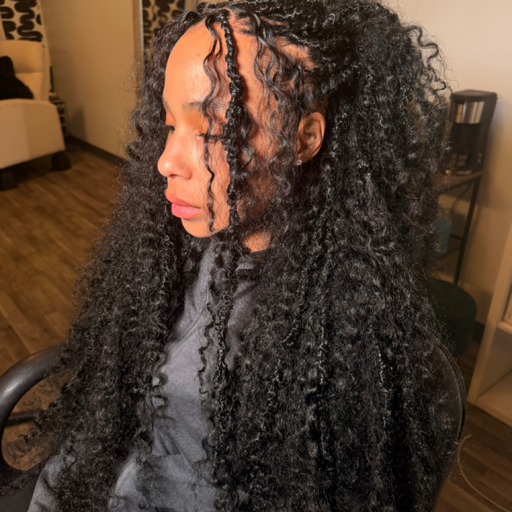 Virgin Messy Locs at X’perience625hairstudio in Saint Louis, MO
