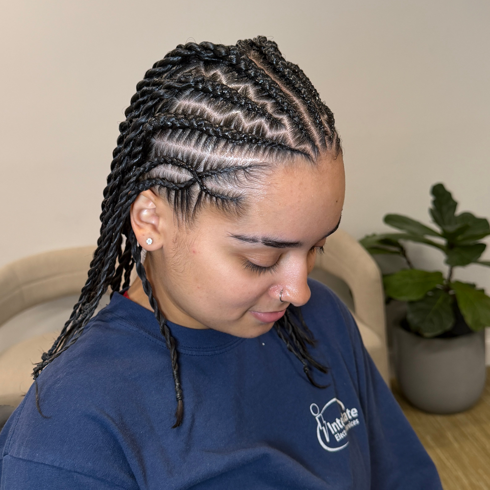 tribal x two strand twists