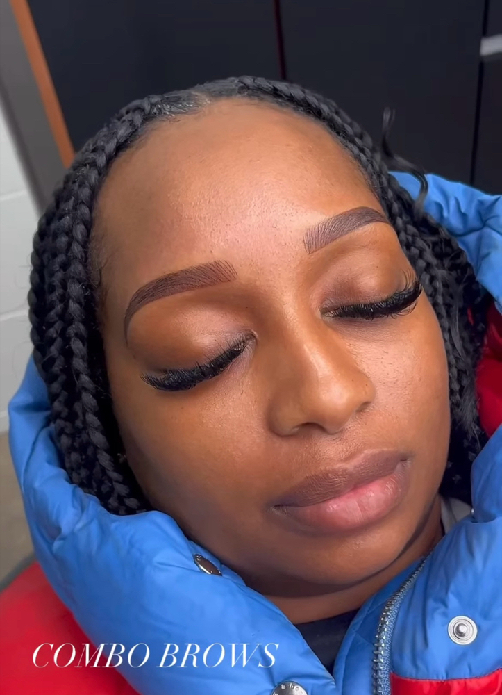 Combo Brow Tatt (Nano Shading)