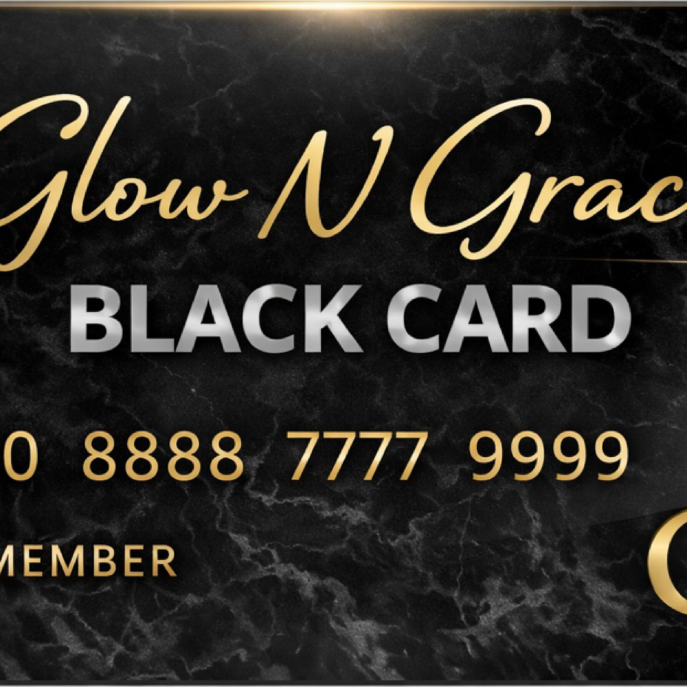 VIP Black Card at Glow & Grace Beauty in Middletown, CT