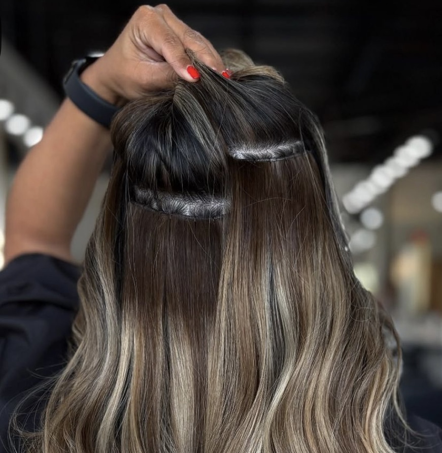 Weft Install at Bloom Beauty Salon in Delano, CA