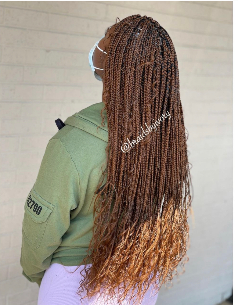 Bohemian Single Braids-Waist-Length