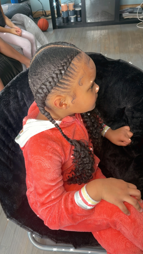 2 Feed Ins Hair Included