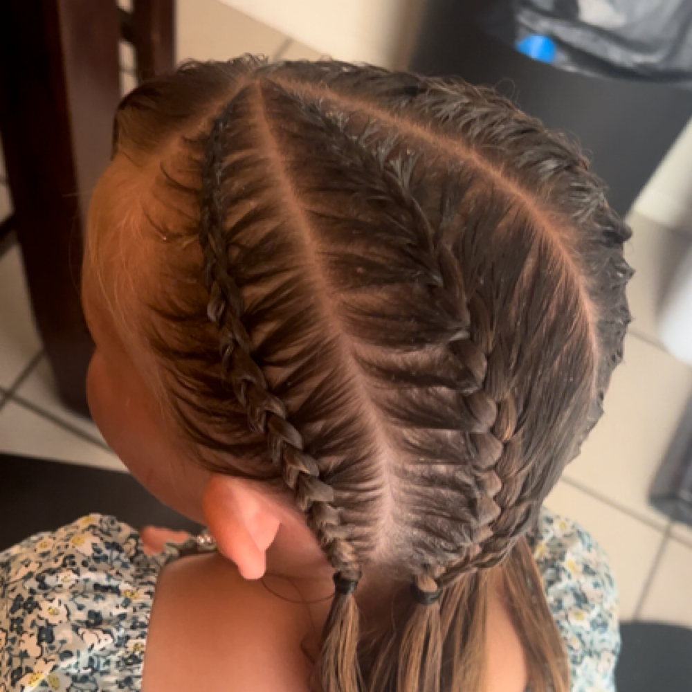 French/dutch Braid Combo at Blended Edge Salon in Great Falls, MT
