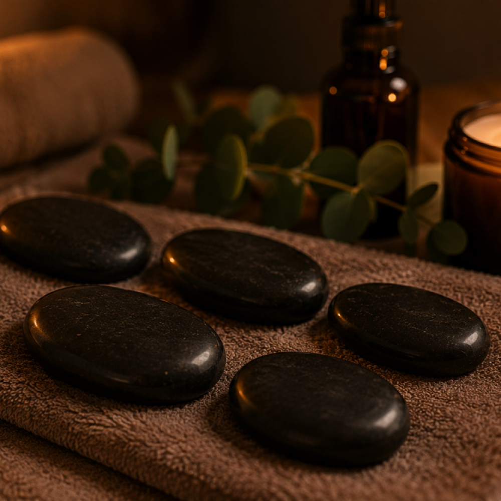 Hot Stone Therapy at Essential Balance Massage