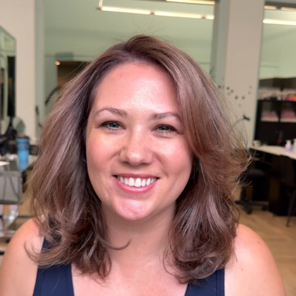 Round Brush Blow Out at Texture Talk Salon in Roseville, MN