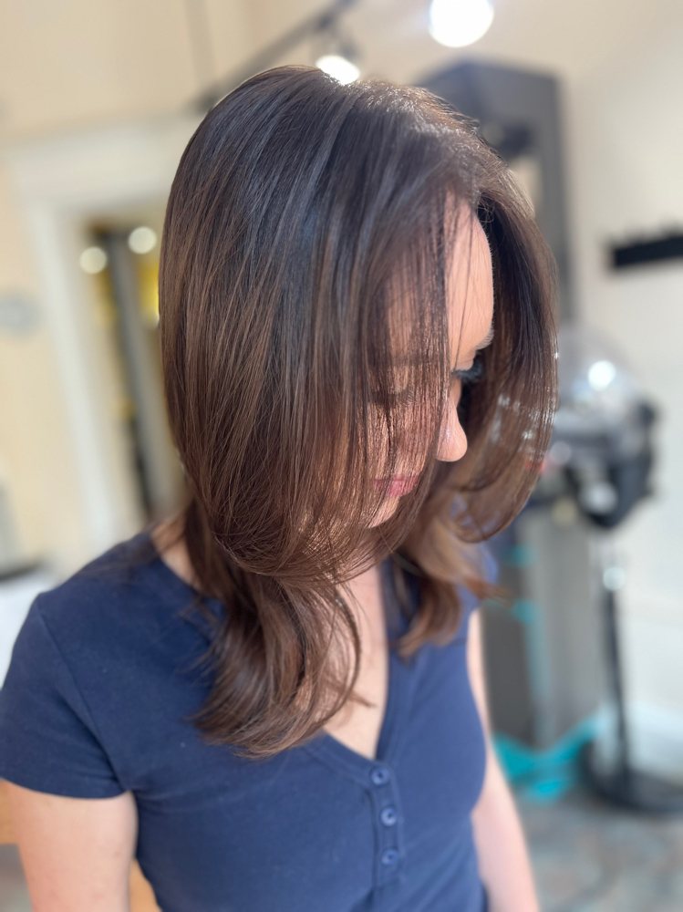 Short Hair Blow Out