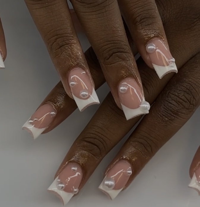 Short acrylic full set