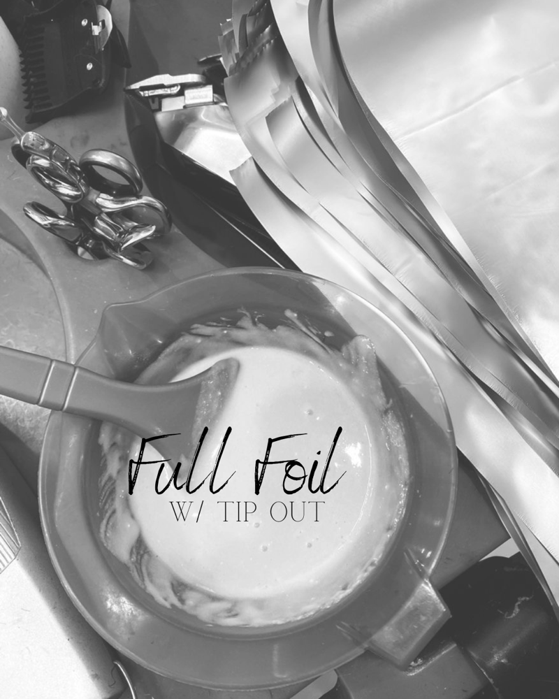 Full Foil W/ Tip Outs at Landin Smith in Asheville, NC