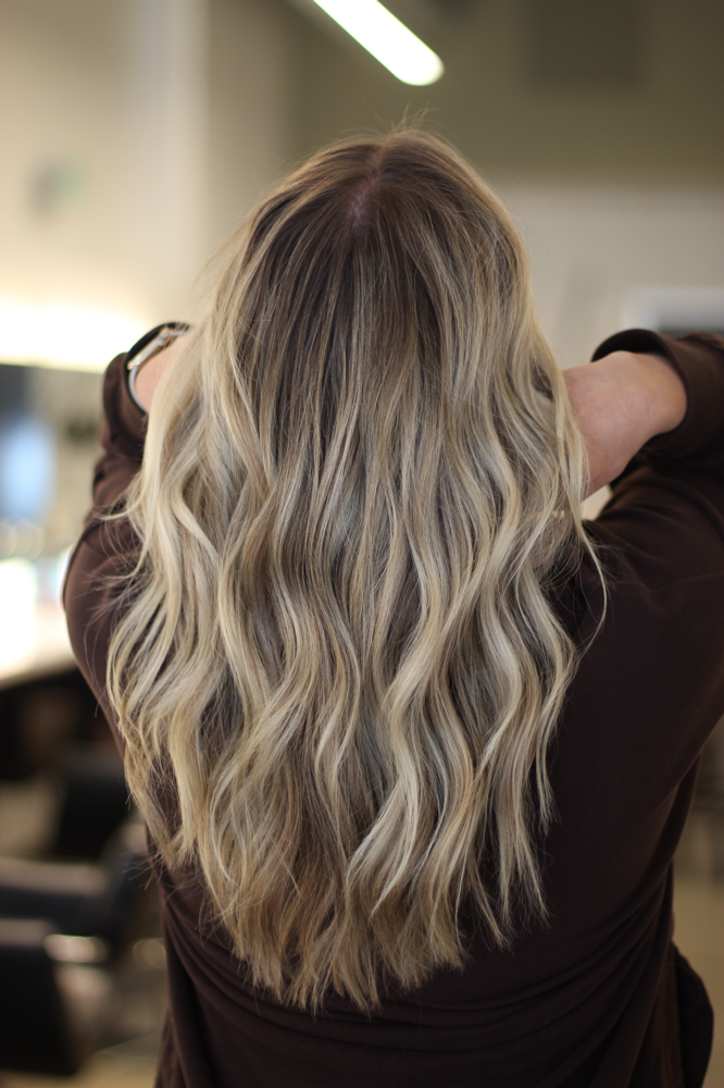 Lived-In Blonde With Blowdry