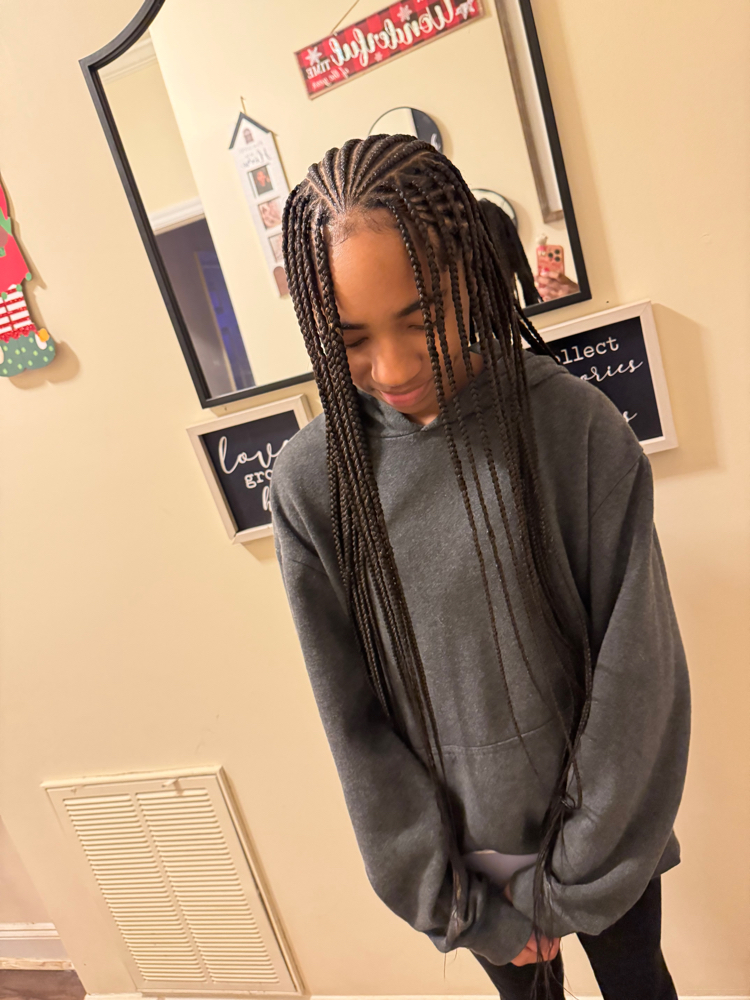 Tribal Braids w/Knotless