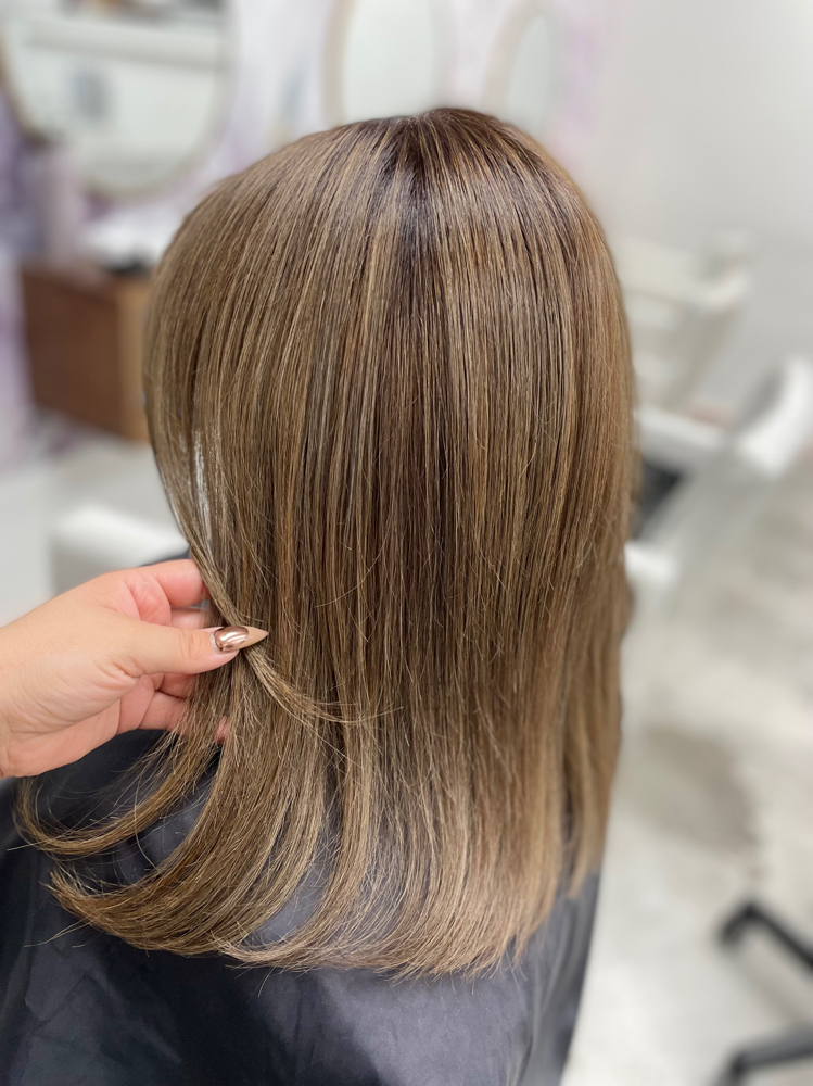 Gray/Root Color Retouch