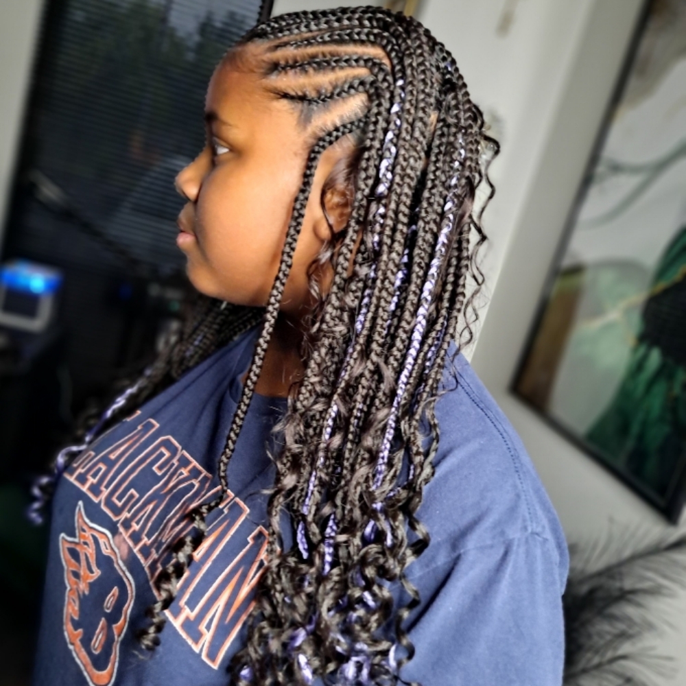 Kids Scalp Braids w/ Knotless at BRI'S LAVISH BRAIDS, LLC in Murfreesboro, TN