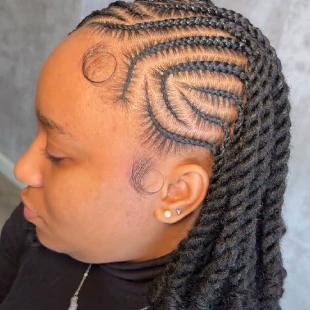 Fulani Twist Bob at STUDIO CEC in Monroeville, PA