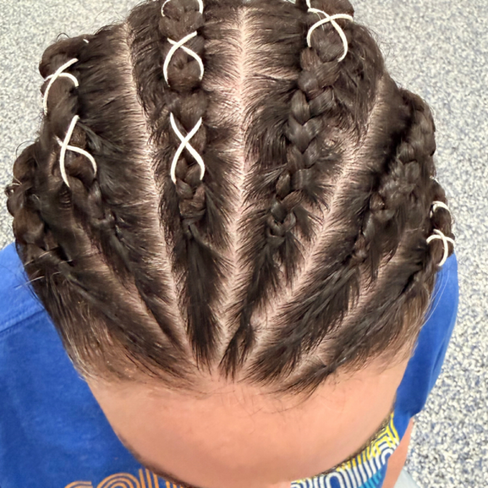 Feed In Cornrow Braids at Elav8 Style w Trish in Loves Park, IL