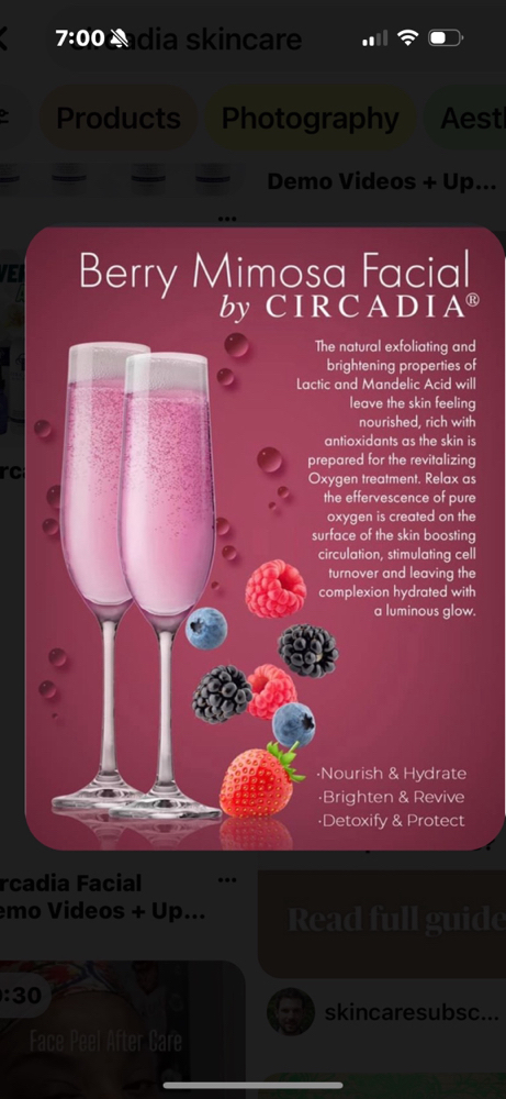 ❤️Berry Mimosa Facial