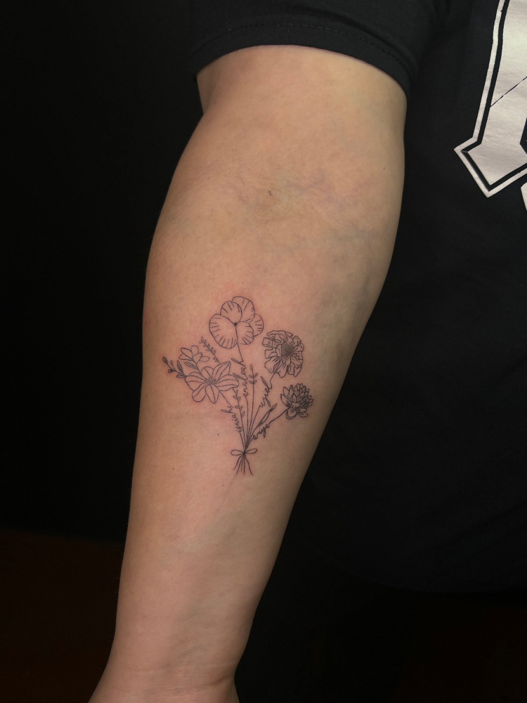 Custom Fine Line Tattoo