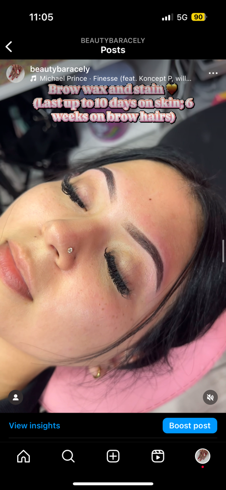 Brow Stain + Wax & Brow Mapping