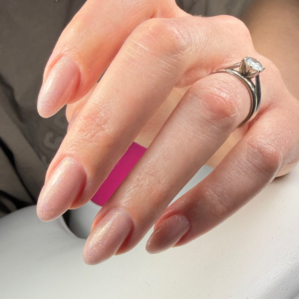 Medium Nails/ Natural at Julia Nails Florida in Orlando, FL