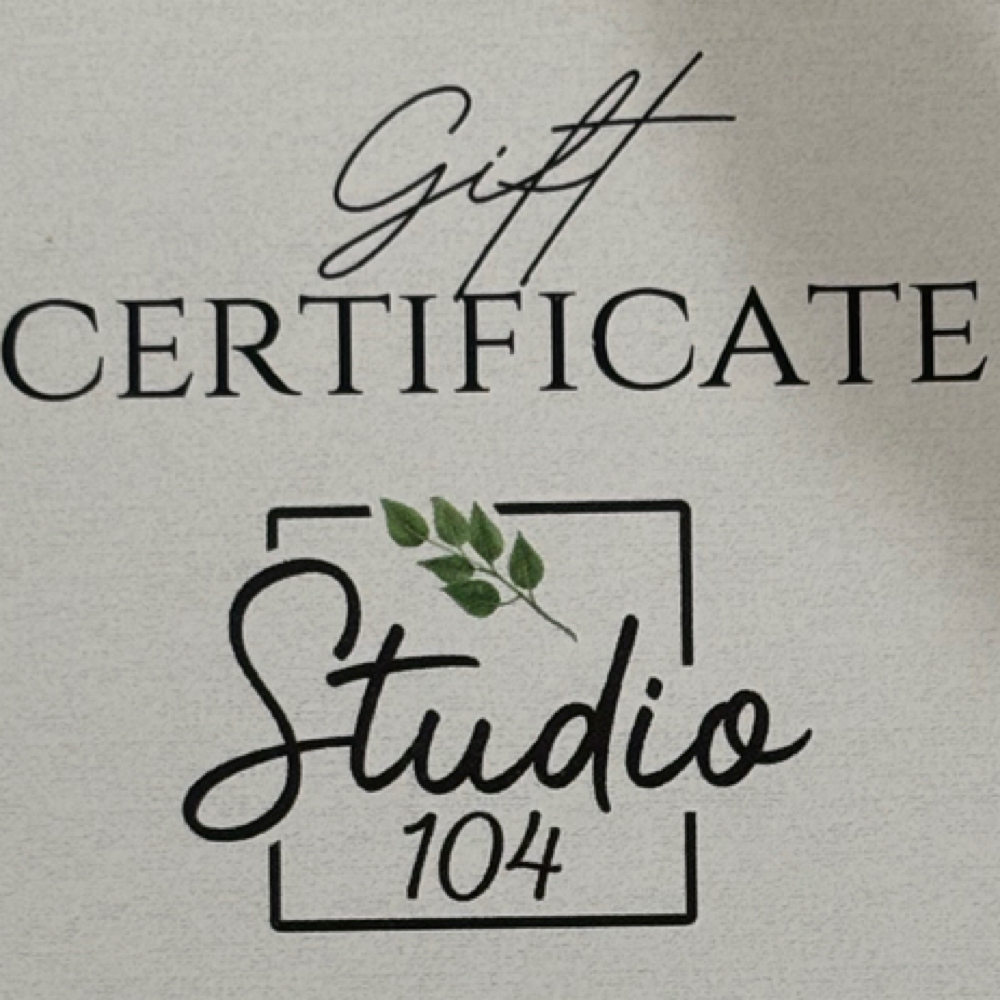 Gift Card at Studio 104 in Standish, MI