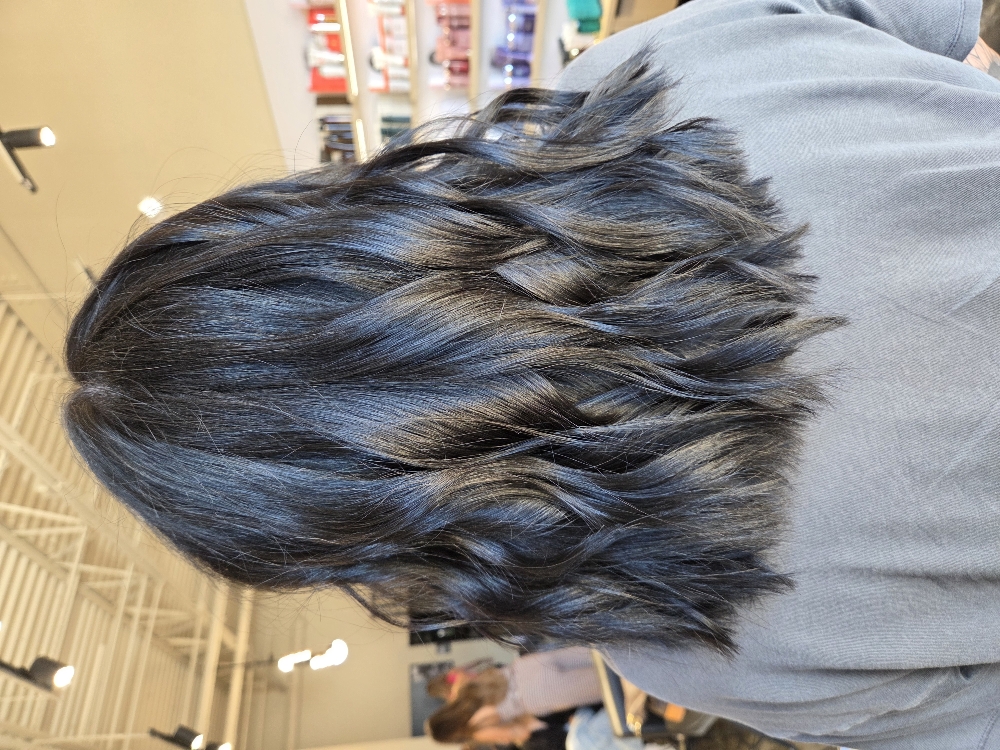 Color Roots To Ends Short Hair