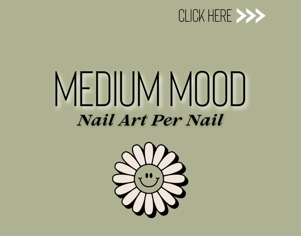 Medium Mood | Nail Art Per Nail at The Glittered Nail in Falmouth, KY