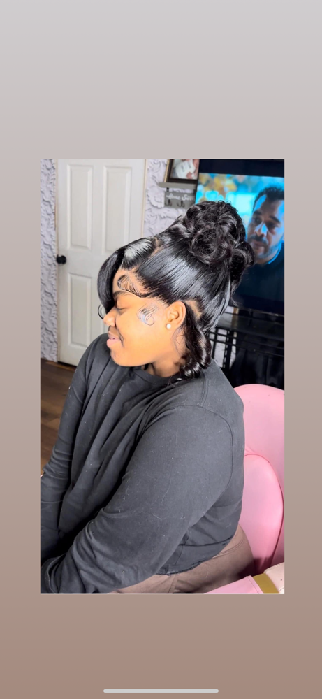 Updo Wig Install at Goddess Stylez in Sealy, TX