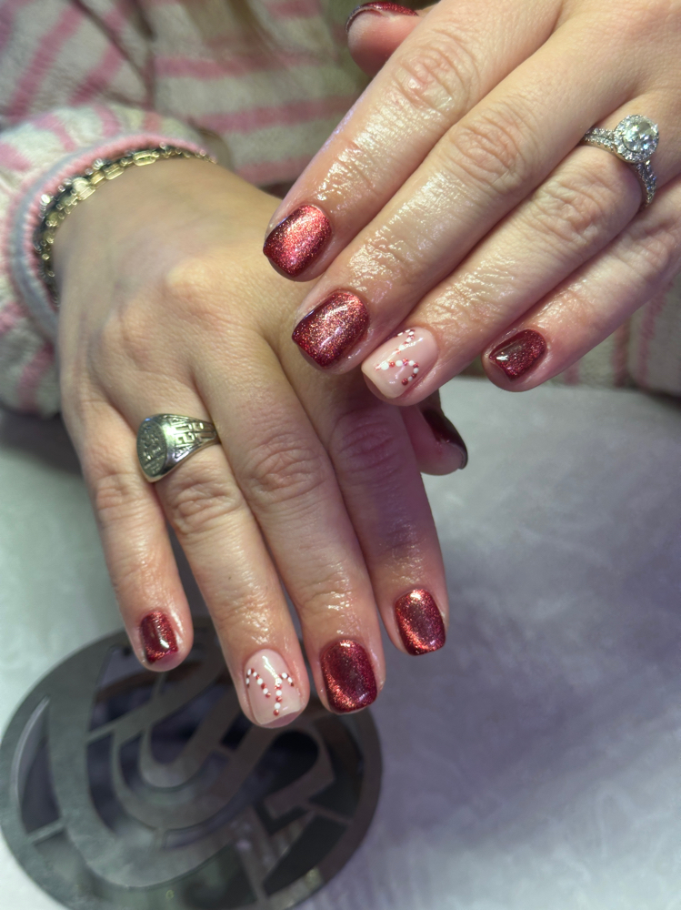 Chrome/Cat Eye at NailsxKya in Duncan, SC