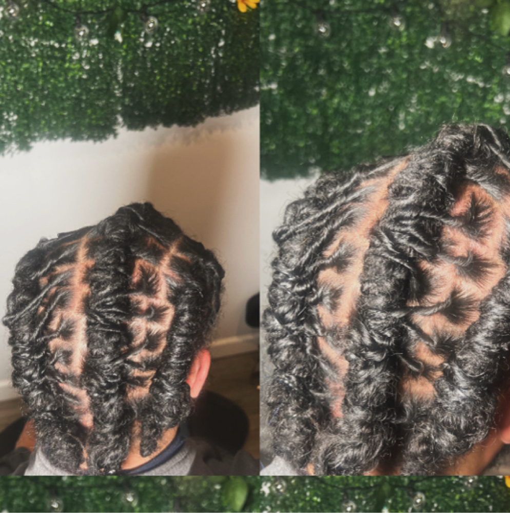Loc Retwist (no style) at Dolledbythebratt in Fairborn, OH