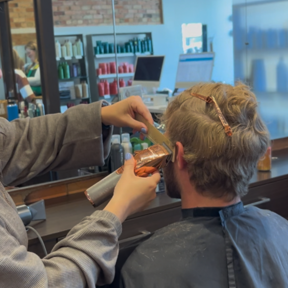 Mens Haircut at Adorned Hair Artistry by Morgan in Zeeland, MI