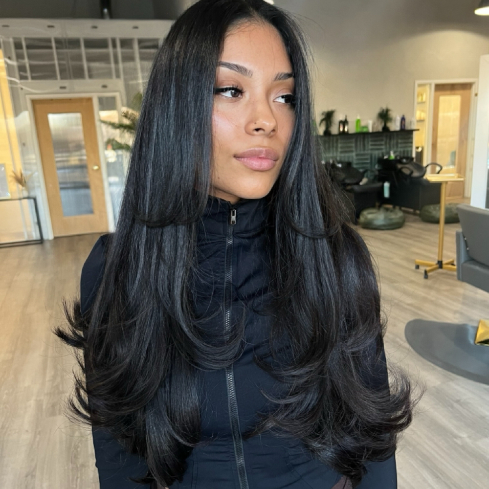 Luxury Haircut + Blowout / Style at Sydney Micaela Hair in Wichita, KS