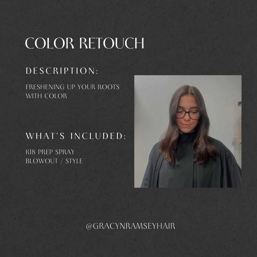 Color Retouch at Ramsey Studio in Dallas, TX