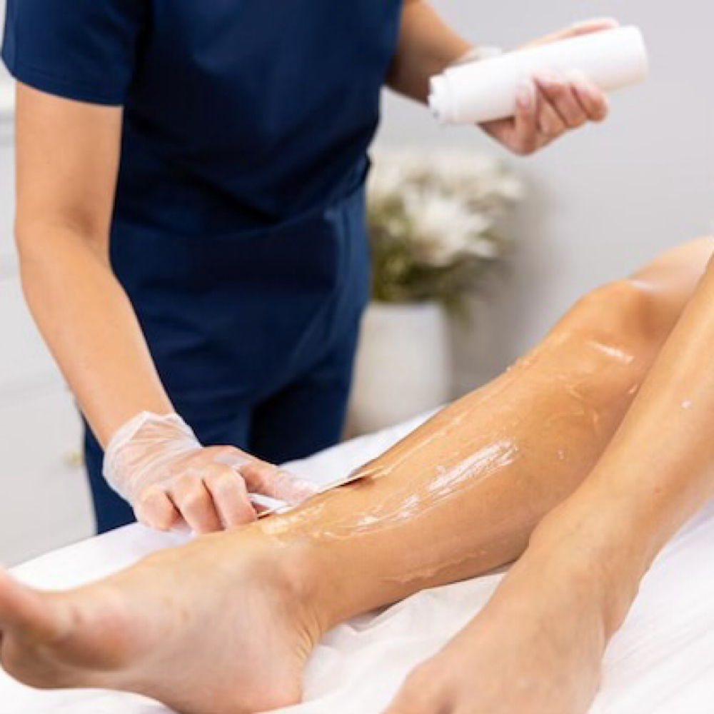 Waxing Legs at Olivia Esthetics in Longview, TX