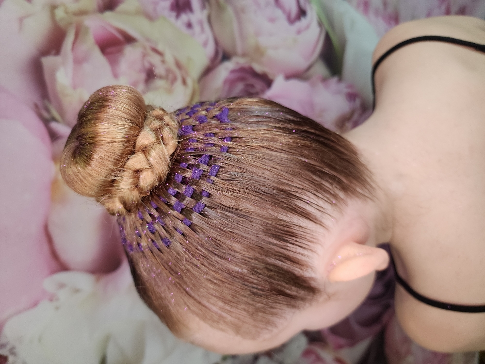 The Weaved Ribbon Bun