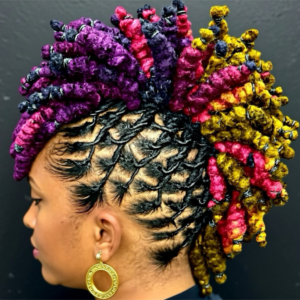 Versatile Coloring Locs at Equality’s Nubian Stiylz in Hampton, VA