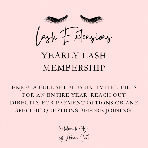 Yearly Lash Extension Membership