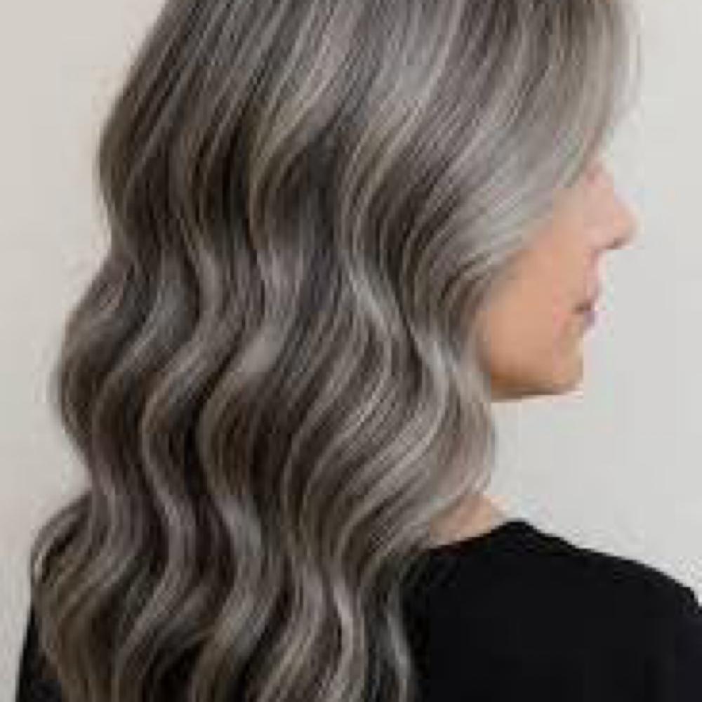 Grey Blending at Angela in Bellingham, WA
