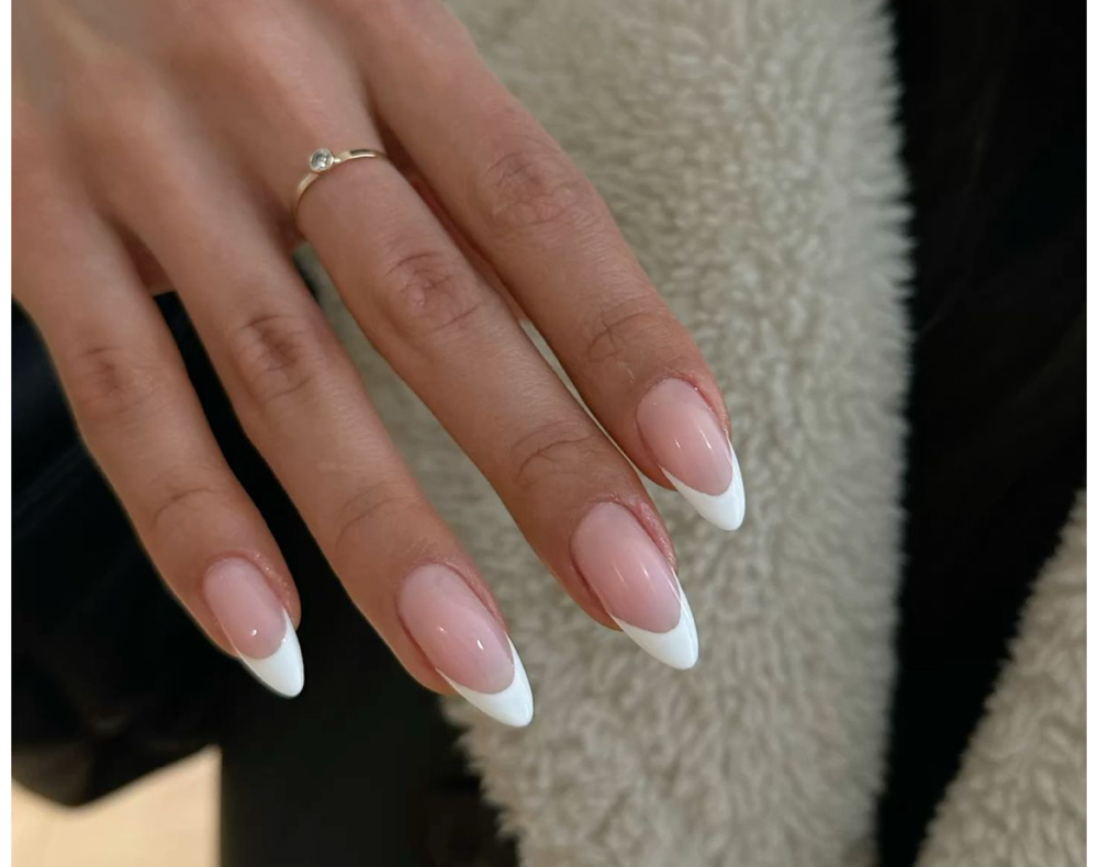 Deep French For Long Nails